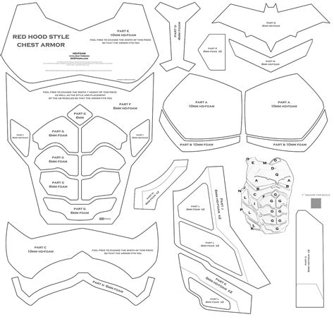 Foam Chest Armor Template